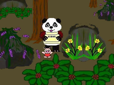 Panda Picks Up Dee Bug